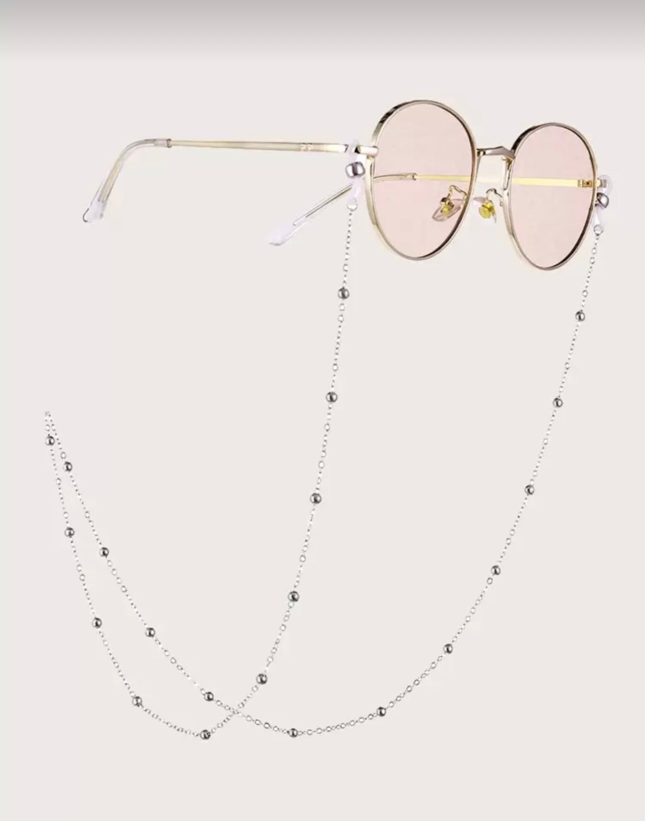 Elegant Round Ball Glasses Chain For Daily Life Or Summer Travel Glasses Accessories For Women