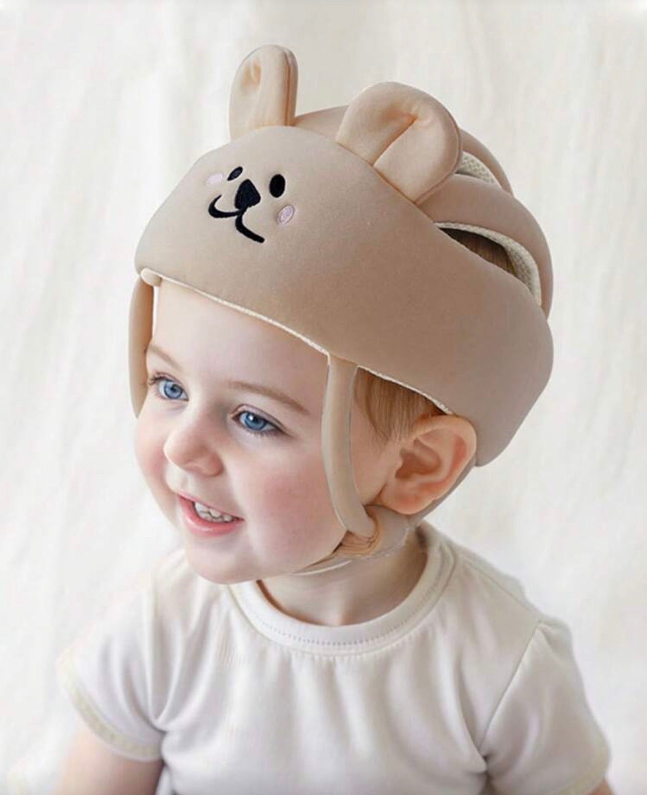 Cute Bear Anti-Fall Baby Walking Hat, Anti-Collision Protective Headgear For Babies, Toddlers & Children Walkers, Suitable For Babies Aged 10-36 Months