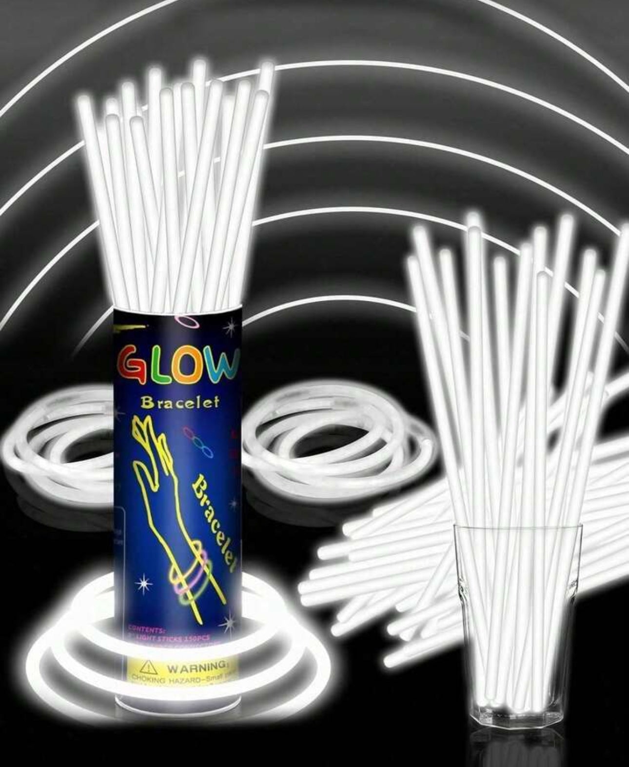 214pcs 8-Inch Ultra Bright Glow Sticks, 9-13 Hours Long Lasting Glow, DIY Bracelets, Necklaces, Glasses, Suitable For Concerts, Weddings, Christmas, Valentine's Day And Various Party Decorations And Gifts