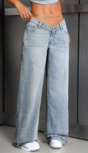 SHEIN ICON Women's Casual Denim Jeans, Minimalist and Fashionable for Everyday Wear