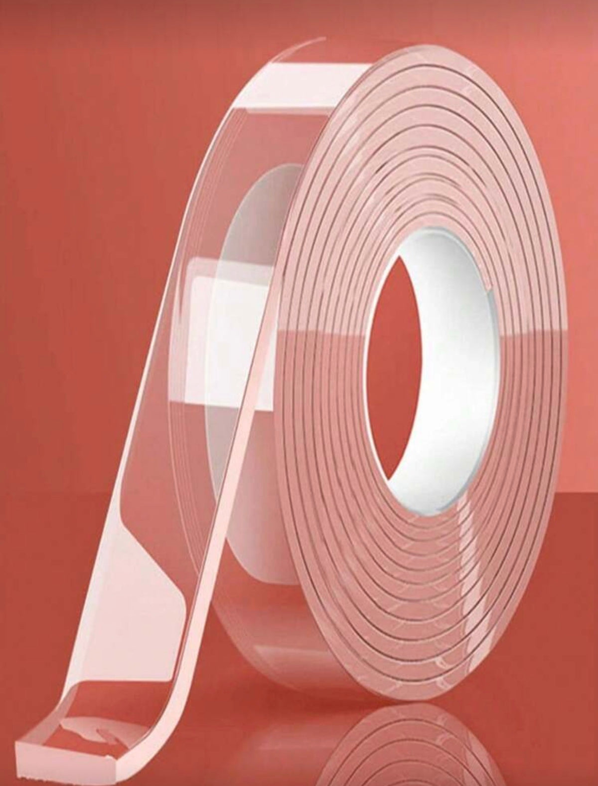 1 Roll High Strength Nano Double-Sided Adhesive Tape - Reusable, Damage-Free And Washable - Strong Adhesive Strips For Home, Office And Automotive Use