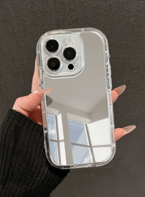 Mirror Finish Phone Case Compatible with iPhone 15