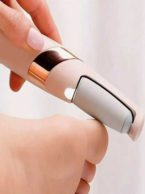 Rechargeable Electric Foot File and Scar Removal Kit - 300mAh Powered Foot Grinder, Portable Foot Brush for Removing Dead Skin