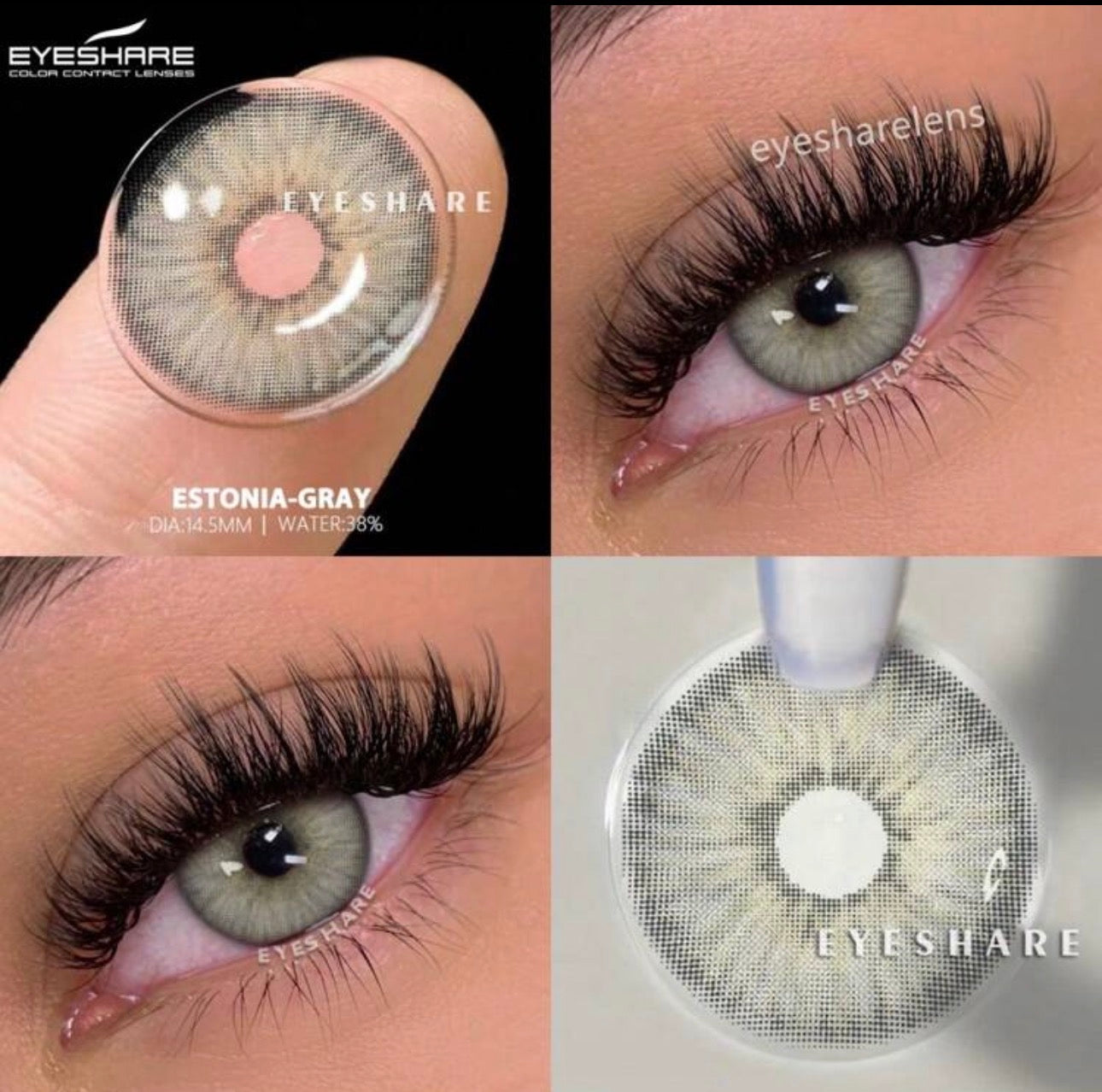 EYESHARE 1 Pair Color Contact Lens For Eyes Natural Beauty Eye Makeup Lenses Yearly Use 14.5mm Halloween Costume Cosplay