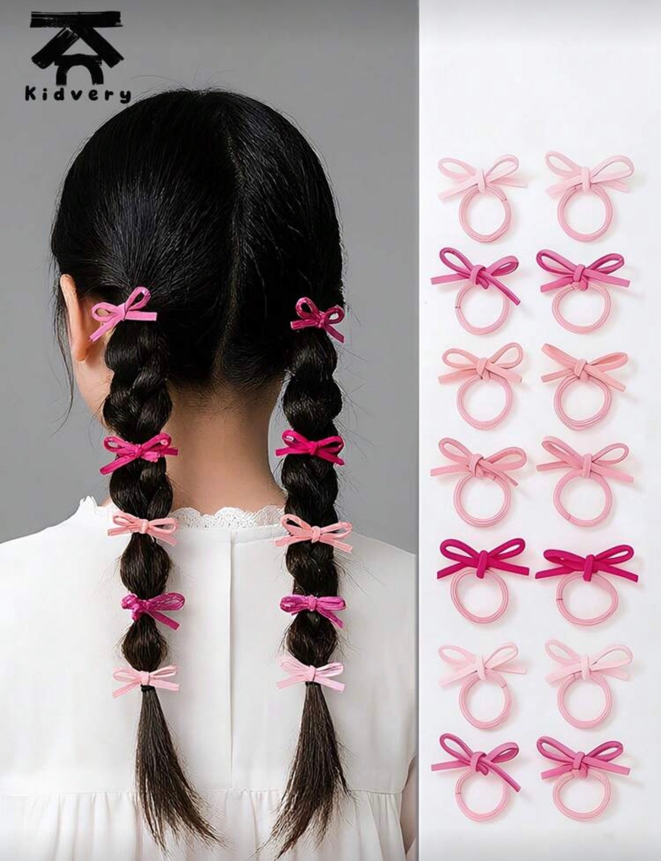 10pcs Mini Butterfly Hair Scrunchies, Suitable For Girls With Fine & Soft Hair, Elastic, Cute Princess Style, Versatile Daily Wear, Minimalist & Adorable