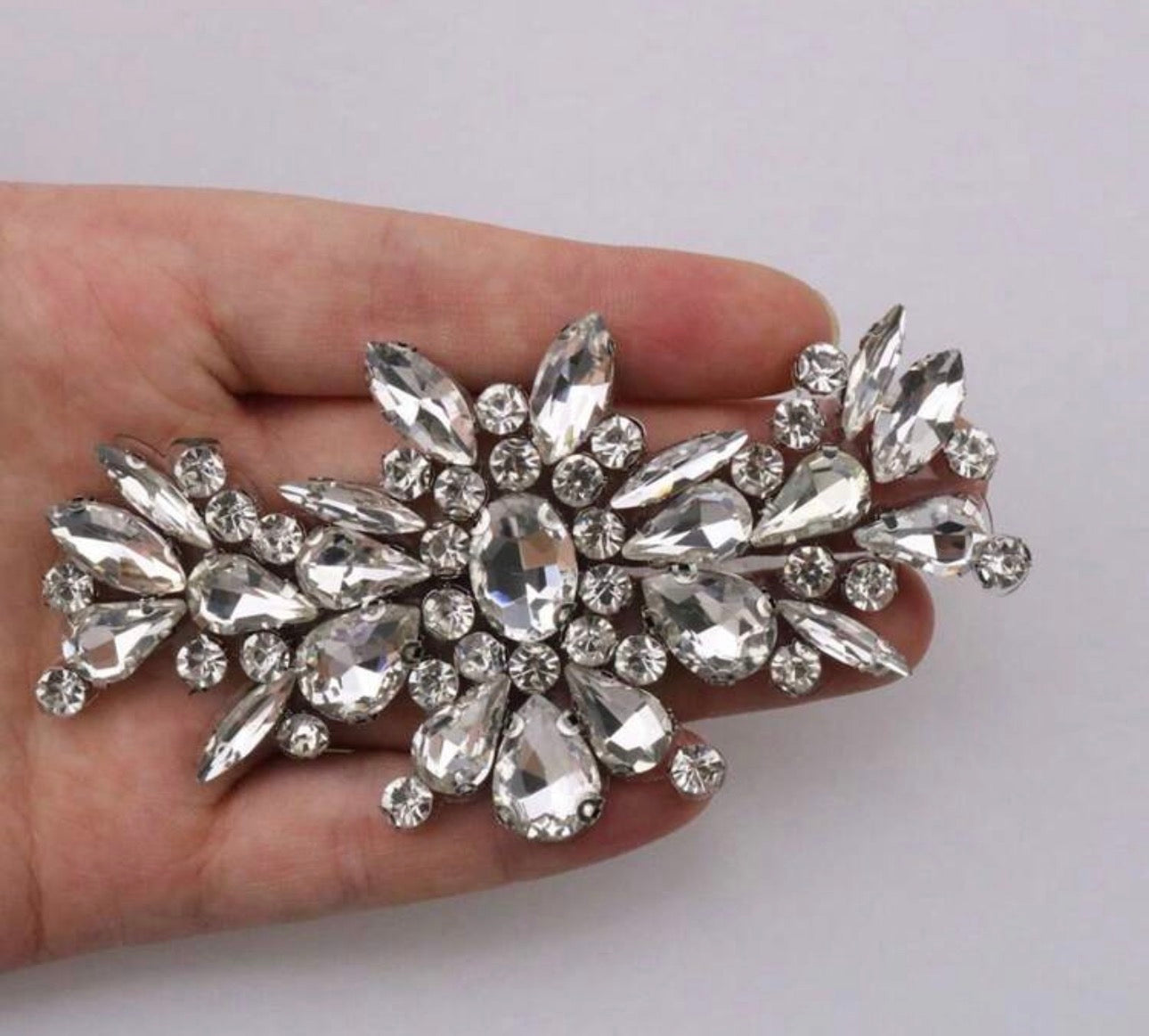 1pc Hot Melt Glue Rhinestone Patch, Diy Clothing Decoration Embroidery Patch