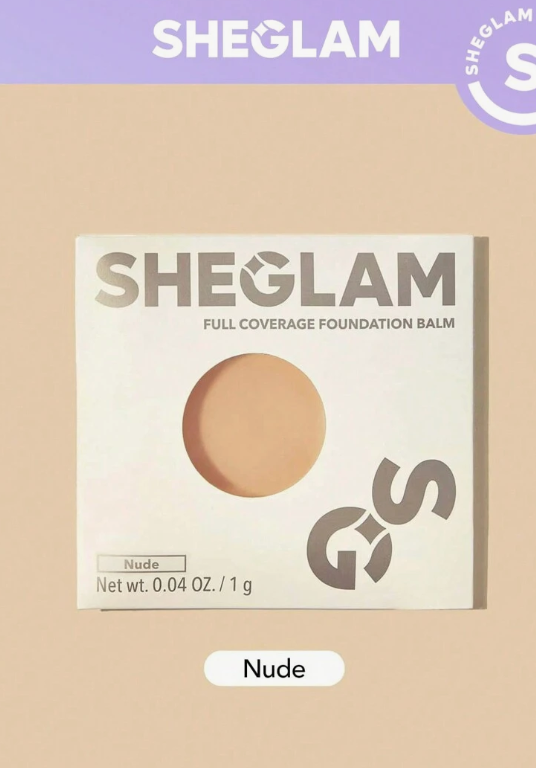 SHEGLAM Full Coverage Foundation Balm Sample-Nude Long Lasting