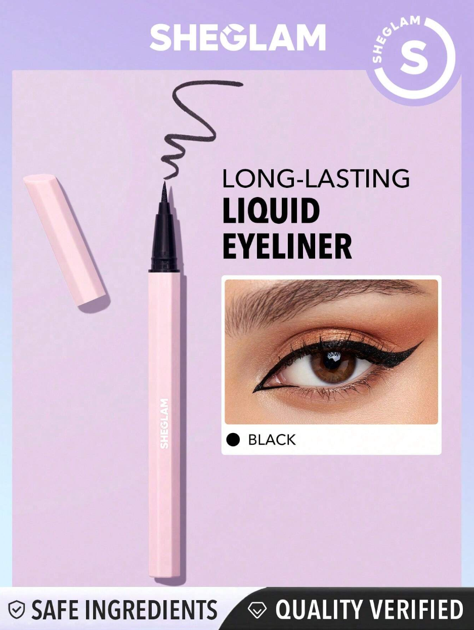 SHEGLAM Eternal Beauty Liquid Eyeliner-Black Waterproof Matte Eyeliner Pencil