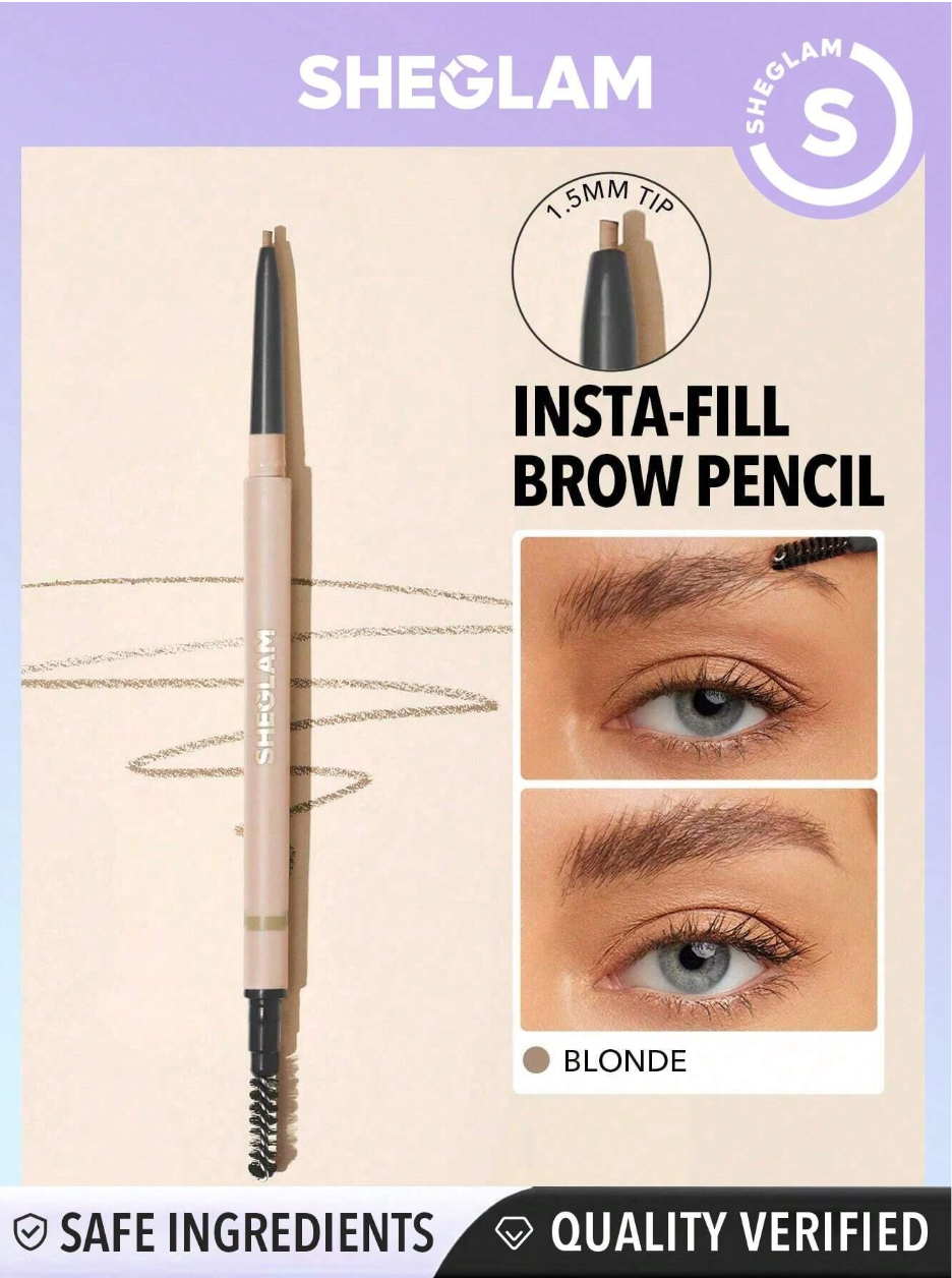 SHEGLAM Eternal Beauty Liquid Eyeliner-Black Waterproof Matte Eyeliner Pencil Smudge-Proof Long-lasting Ultra Thin Eyeliner