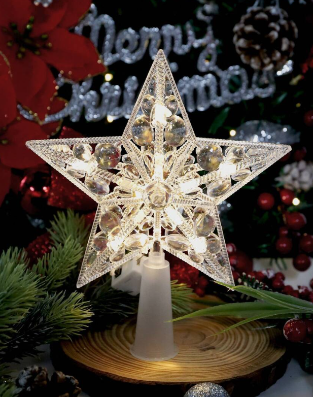 Tree Decorations Stars With LED Glow Stars Tree Decorations And Holiday