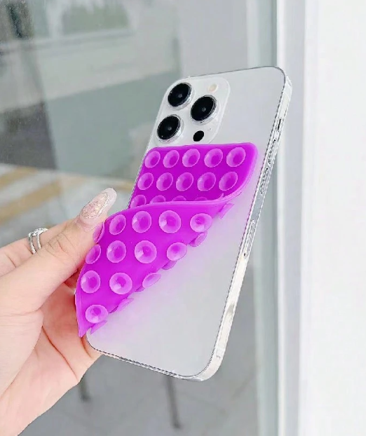 1 Pack of 40 Double-Sided Silicone Suction Cups, Phone Holder with Powerful Stickiness and Hands-Free, Essential for Phone Filmmaking