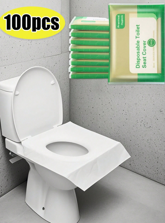 Disposable and Flushable Portable Paper Toilet Seat Covers for Adults and Kids Potty