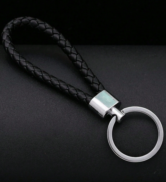 1 Piece Fashion Braided Detail Keychain for Men Casual Car Bag School Gothic Y2K Style Accessory