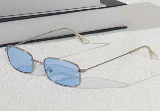 1 Piece Men's Small Square Frame Glasses, Suitable for Daily Use, Beach Accessories, Sunglasses for Summer, Beach, Outdoor and Travel