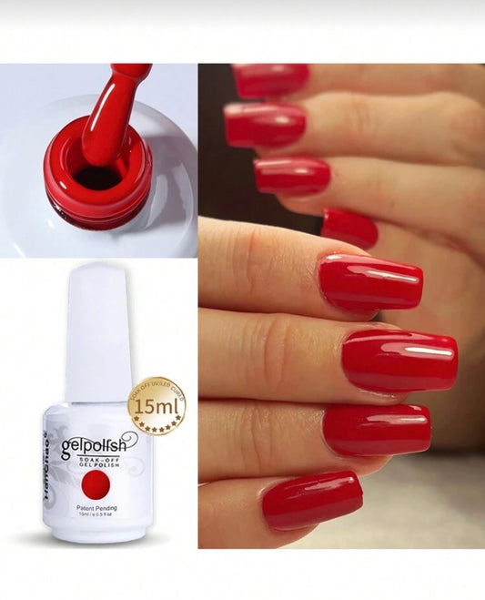 1 Bottle 15ml Removable Gel Nail Polish, LED/UV Lamp Removable, Neutral Color, Long-Lasting Quick-Drying, Suitable For Home Manicure And Salon DIY Nails