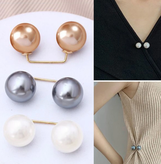 3 Pieces Elegant Waist Accessory with Solid Faux Pearl Decor, Lightfast, for Daily Wear, Summer, School, Autumn, Halloween
