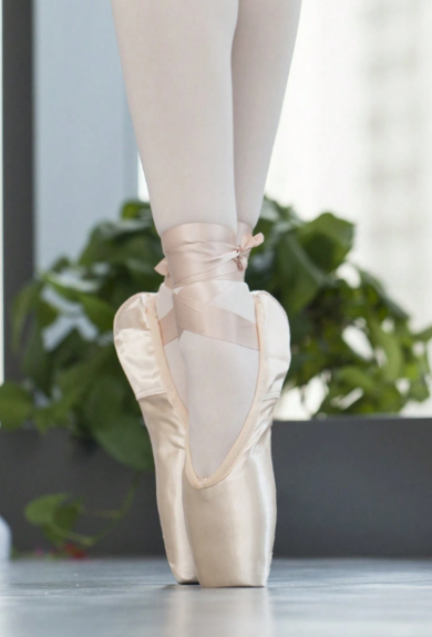 Pink Women's Indoor Pointe Ballet Flats Fall/Winter Shoes