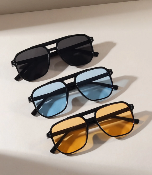 3 pairs of men's classic retro multicolor fashion sunglasses, beach and summer vacation accessories, to wear with sweaters, jackets, hoodies, trousers and cargo pants, beach toys for summer vacations, outdoor activities and travel