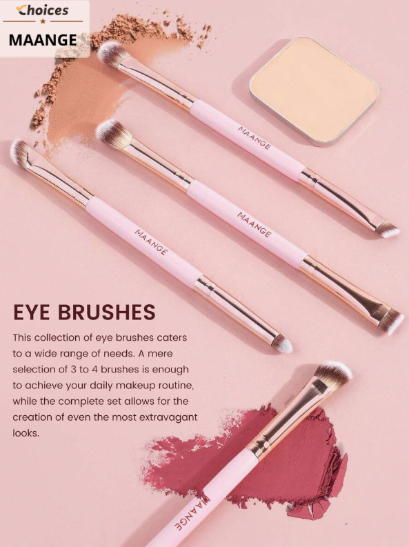 Professional makeup brush set, 5/7/9 pieces, dual-purpose, includes eyeshadow brush,