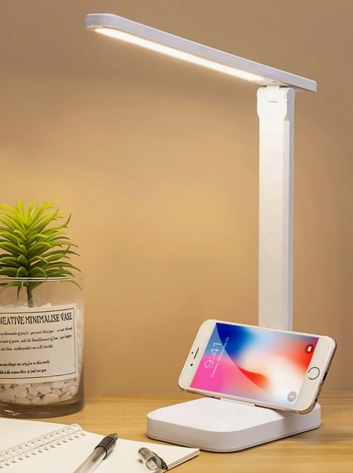 LED Desk Lamp, Eye Protection Study Reading Lamp, Specifically for Writing, Bedside Lamp for Bedroom, Plug-in Bedroom Table Lamp