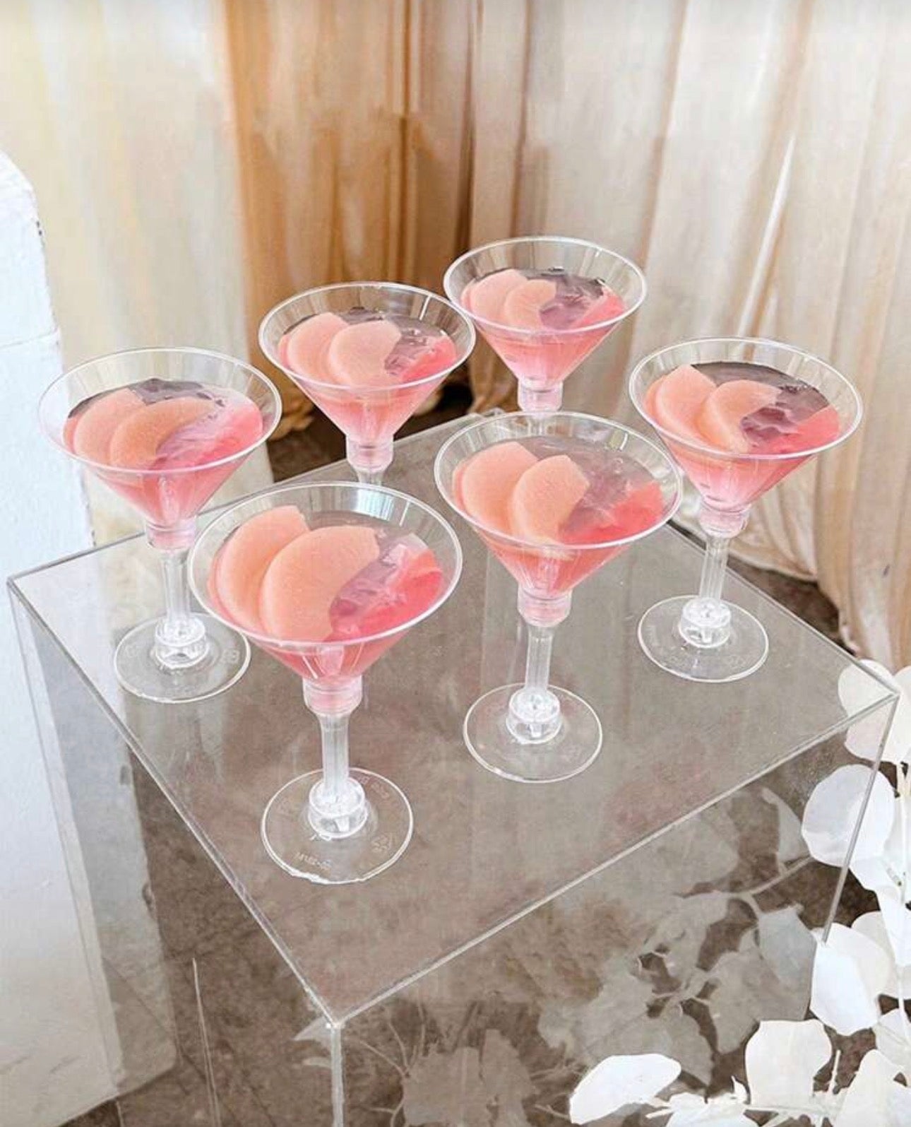 10pcs High-Foot Cold Drink Cup, Red Wine Cup, Cream Cake Cup, Dessert Cup, Suitable For Dessert Baking, Summer Cold Drink, Juice, Vegetable Juice, Wine Cup, Dessert Shop, Bar Party, Birthday Party Cup, Ice Cream Cup, Reusable