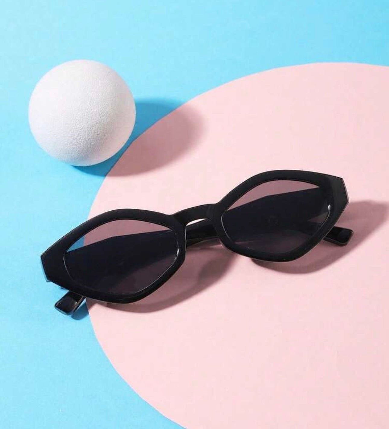 1 Pair Acrylic Retro Diamond-Shaped Black Glasses For Teenagers (Age 14-16), Suitable For Holidays, Outfit Matching, And As Festival Gifts
