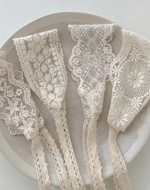 1 Piece Vintage Floral Lace Headband for Girls/Babies, Fresh Scandinavian Style, Decorative Accessory, Suitable for Daily Wear, Parties, Gift