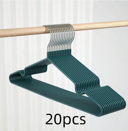 10/20/60 Pieces of Coated Non-Slip Adult Hooks, Luxury Home Closet Organizer for Hanging Clothes, Pants, Shoes, Jeans, Boots, Skirts, Spring, Minimalist, Summer Blouses