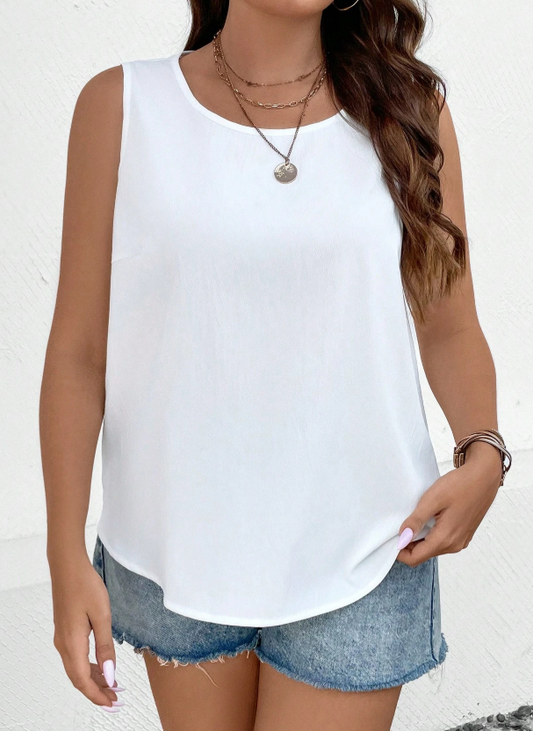 EMERY ROSE Plain Tank Top