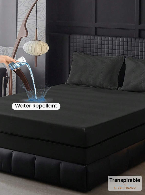 1 Piece Waterproof 6-Sided Zipper Mattress Protector, Fits 9-12 Inch Thick Mattresses for Twin, Full, Queen, King Beds, Breathable and Quiet, Machine Washable, Low Allergen, High Quality Mattress Cover, Ideal Home Gift, Perfect Gift for Special Occasions