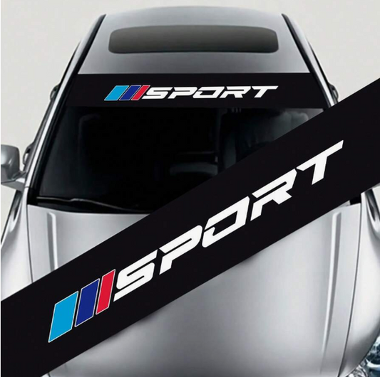 1 Piece Reflective Car Windshield Sticker, Weatherproof, Fashionable, for BMW X Series X1 X3 X5 X6 X4 1 3 5 7 2 4 6