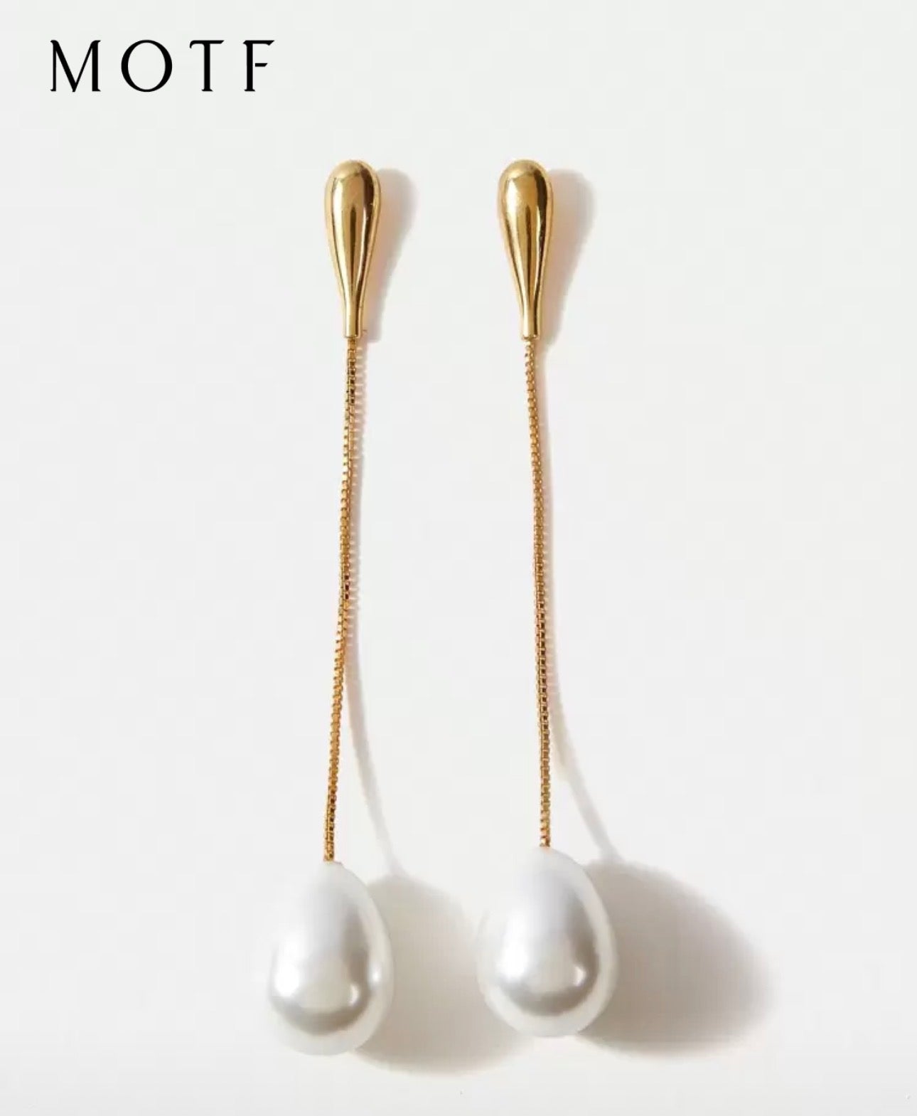 MOTF 1 PAIR ELEGANT PEARL DANGLE EARRINGS