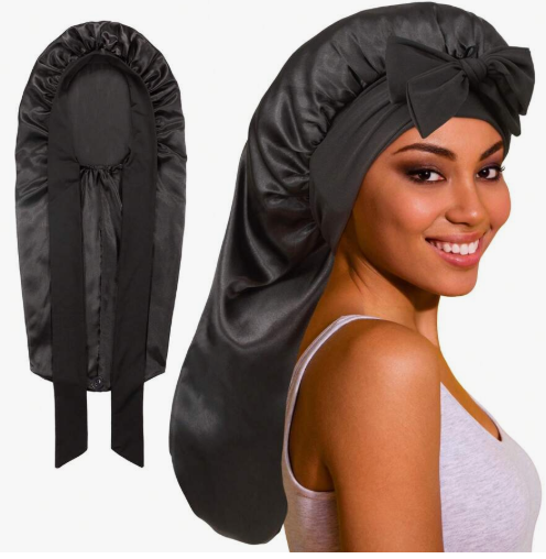 1 Piece Women's Silk Sleep Cap, Satin Sleep Cap, Soft Elastic Band, Silk Sleep Cap, Satin Sleep Cap