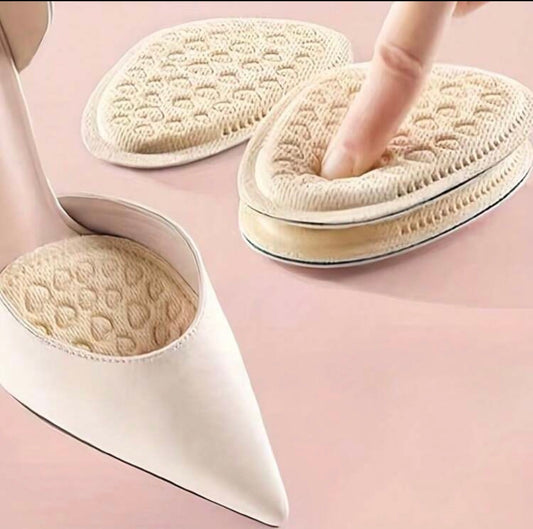 2 Pcs Soft Forefoot Pads For High-Heeled Shoes, Non-Slip Half Insoles, Comfortable Forefoot Cushions For Foot Care, Shoes And Boots Accessories, Back To School Supplies, Shoe, Spring Summer Picks, Brides Maid Gifts, Room, Bedroom Decor, Bedroom Decor, Bea