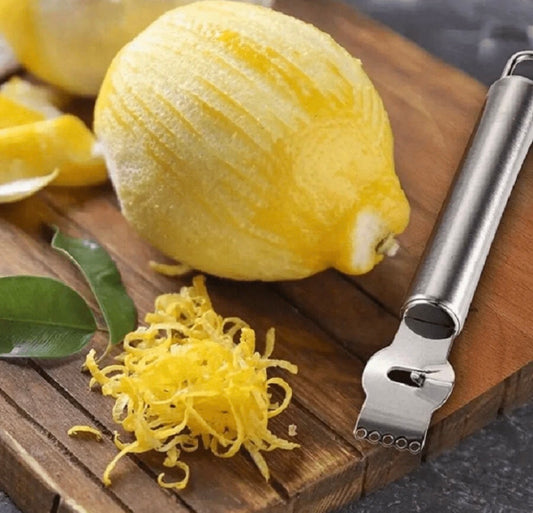 1pc Stainless Steel Lemon Zester - Restaurant Grade Kitchen Tool, Easily Grate Citrus Zest