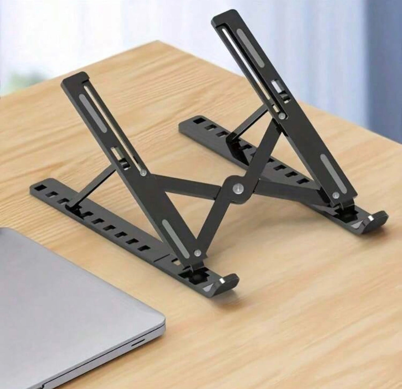 Laptop Stand, Foldable, Height Adjustable,Suitable For Laptops,Mobile Phones,Books, Etc.,Ergonomic Design,Non-Slip Rubber Pads,Suitable For Home, Office,Travel, Bedside Use,Portable And Lightweight,Foldable,Convenient For Storage,Laptop Accessories