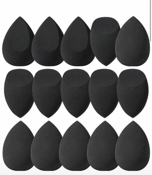 15 PCS Multicolor Latex Free Makeup Sponges Wet Dry Dual Use Cosmetic Sponges For Foundation Liquid Cream Powder Seamless Blending Portable Vanity Bedroom Travel Affordable Makeup Accessories Ideal Christmas Gifts For Women