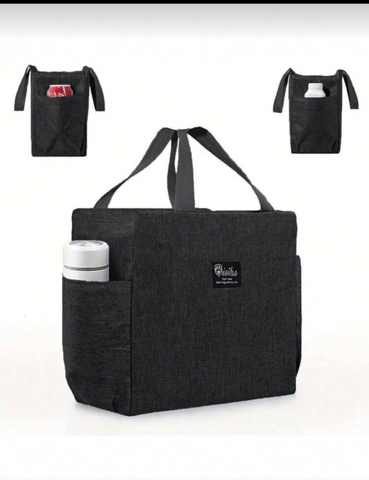 1pc, Waterproof Thermal Lunch Box Bag For Students And Office Workers - Perfect Travel Accessory And Kitchen Gadget For Healthy Meals On The Go