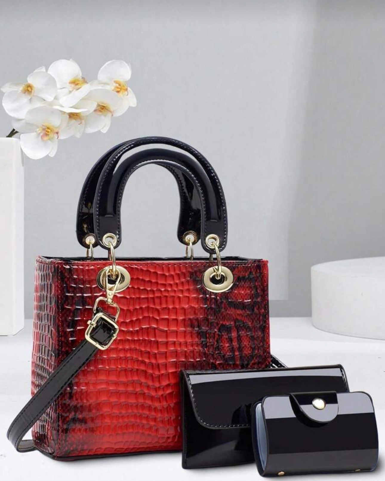 Elegant Women's Mini Crocodile Print Handbag, Best Mother Day Gifts Ever