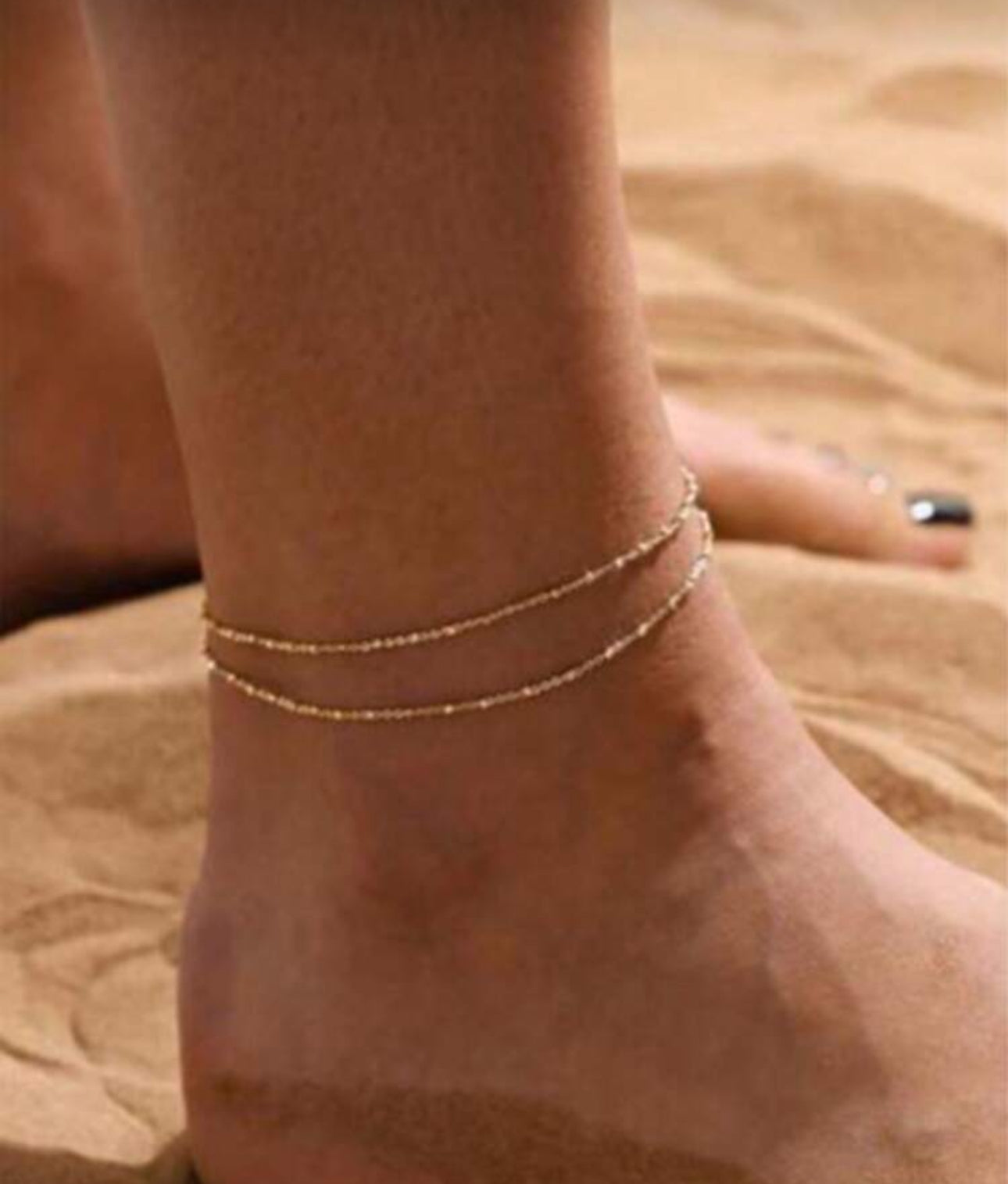 Minimalist Design Anklet, Versatile For Beach, Vacation, Daily Wear, Suitable Gift For