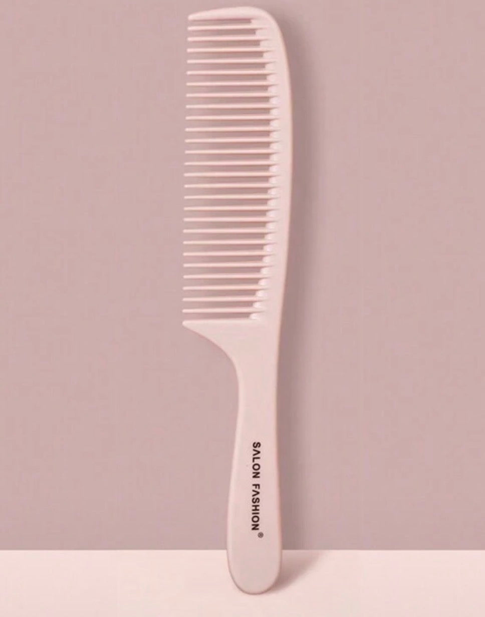 salon fashion 1pc Wide Tooth Comb, Styling Comb Set, Suitable For Various Hairstyles And Detangling - Wide Tooth, Fine Tooth, Parting Tail Comb, Hair Styling, Double Wide Tooth Comb, Suitable For Wet Hair, Wavy Hair, Thick Curly Hair