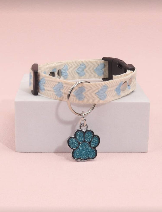 1pc Thin Lightweight Pet Collar Suitable For Small Cats & Dogs, For Indoor & Outdoor Wear, With Pet Accessories
