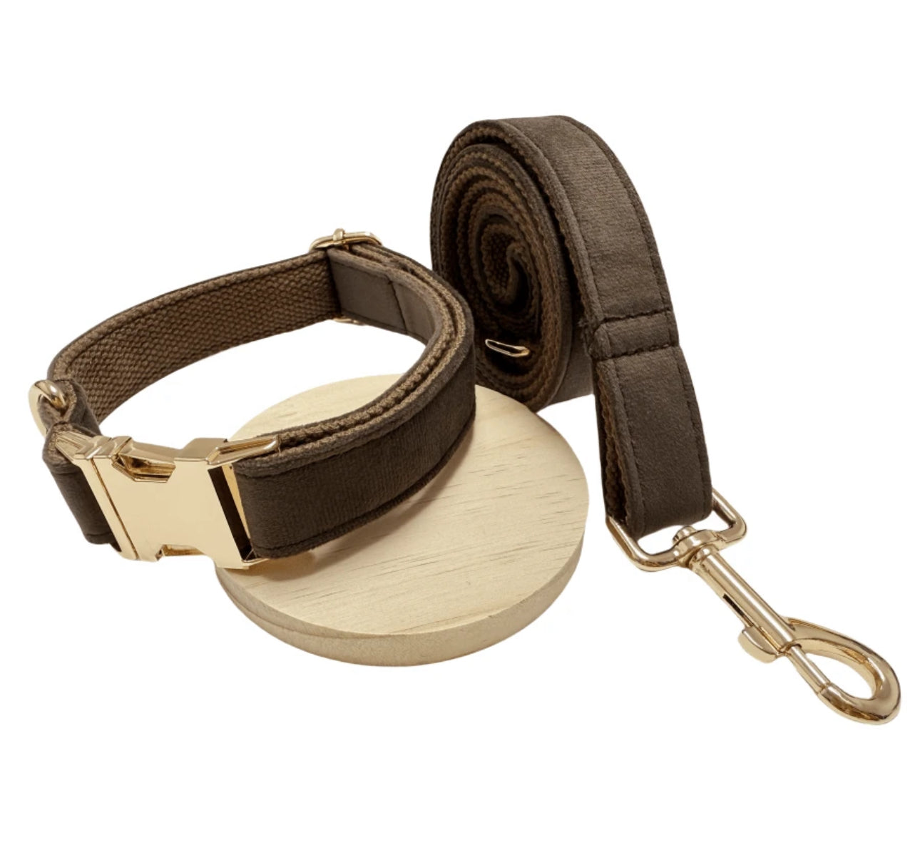 2pcs/Set Pet Zinc Alloy Buckle Dog Collar And Leash Set, Soft And Comfortable, Adjustable Size, Suitable For Large, Medium And Small Dogs, Metal Buckle Easy To Fasten And Release, Can Be Used As Pet Gift For Holidays, Weddings And Birthdays.