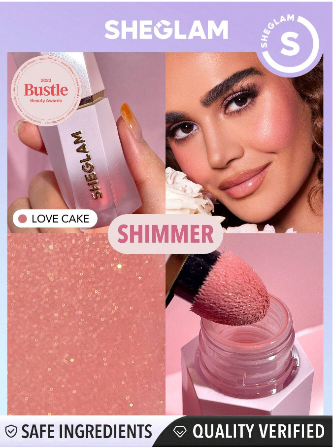SHEGLAM Color Bloom Liquid Blush - Love Cake