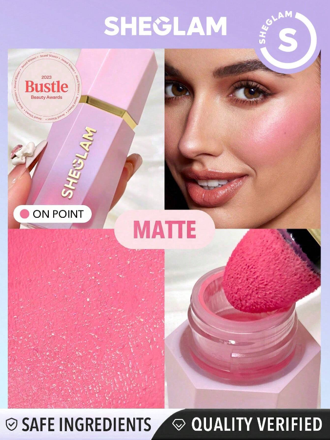 SHEGLAM Color Bloom Liquid Blush-On Point