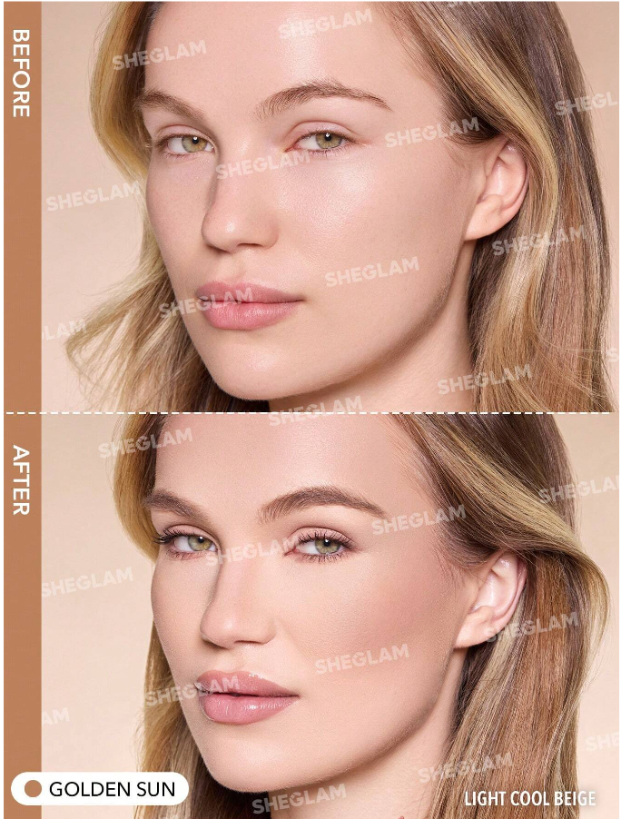 SHEGLAM Sun Beam Matte Liquid Bronzer-Golden Sun