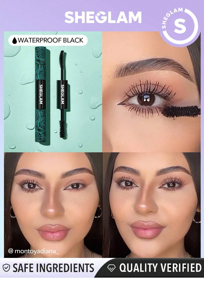 SHEGLAM All-In-One Volume & Length Mascara 2 In 1 Waterproof