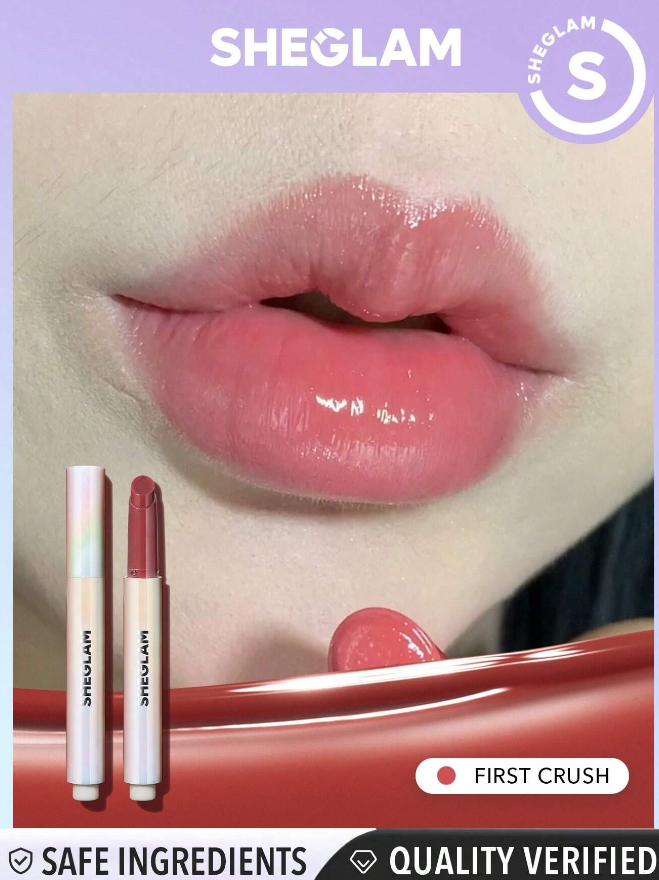 SHEGLAM Pout-Perfect Shine Lip Plumper-First Crush Moisturizing Plumping