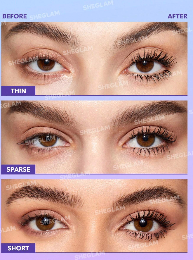 SHEGLAM Flutter Wink Volumizing Mascara Volumizing Lengthening