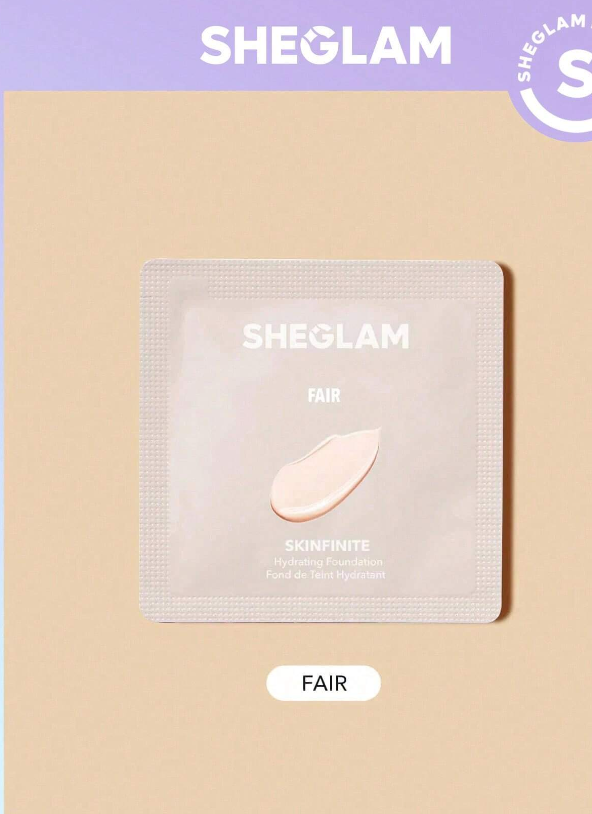 SHEGLAM Skinfinite Hydrating Foundation Sample-Fair Flawless Dewy Foundation Hydrating